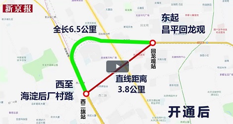 北京初の自転車専用道路1