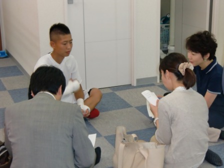ケント取材中