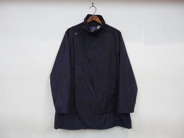 BLUE BLUE JAPAN カゴゾメナイロンオックスラップマント BLUE BLUE JAPAN カゴゾメナイロンオックスラップマント（BLUE