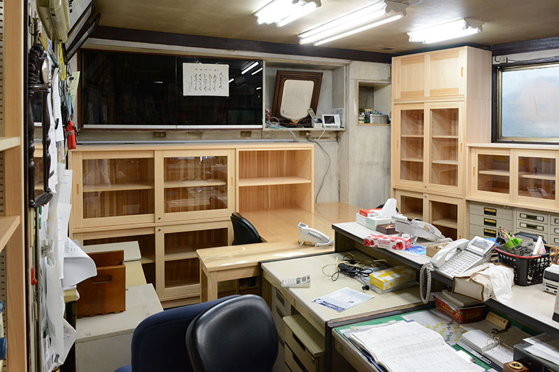 ヒノキクラフト オフィス家具 納品事例12