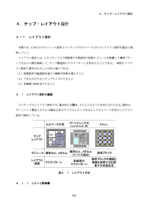 第5章 4.チップ・レイアウト設計