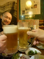 観劇後、乾杯☆15-10-29