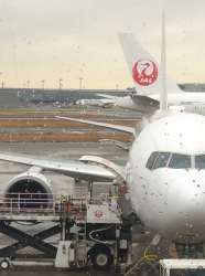 雨の羽田空港☆16-12-27