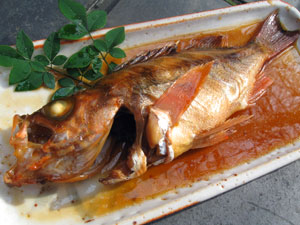 めばる煮付け