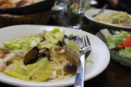 アサリのパスタ