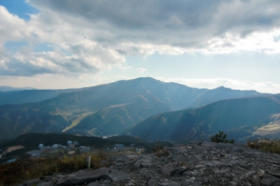 鉢伏山頂上より氷ノ山