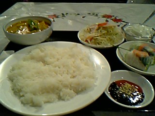 カンボジア カレーセット