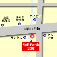 地図 志度