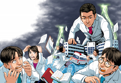 日経メディカルcadetto雑誌特集扉イラスト作成