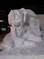 雪ミク雪像