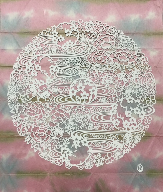 四季の切り絵「HARU」