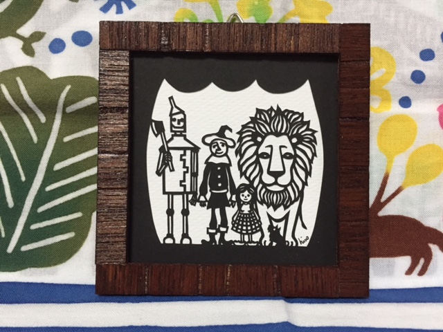 ミニ切り絵「オズの魔法使い」