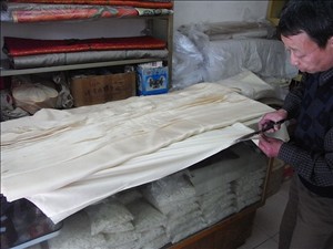 生地を売る店