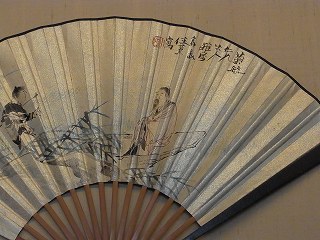 金扇、洒金扇の例