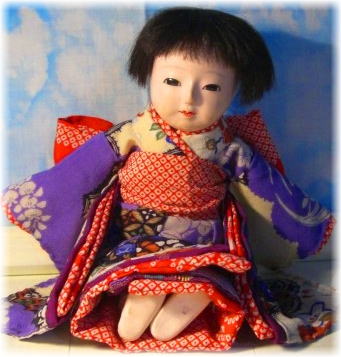 小さな市松人形 美羽亜子 | 和ビスクドール 着物ビスク そして市松人形