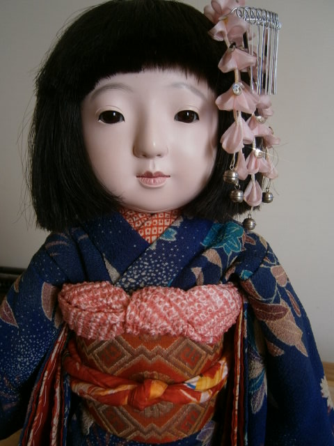 市松人形 光龍斎 ５２ｃｍの朧月さん | 和ビスクドール 着物ビスク 