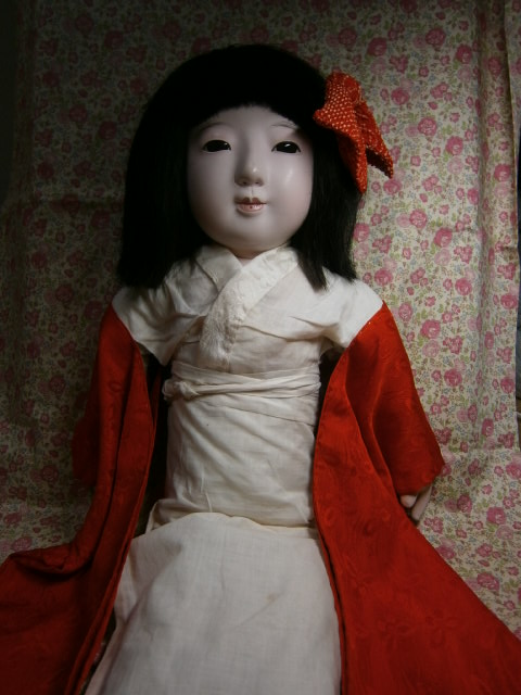 市松人形 夕日さんのお着物 大改造 | 和ビスクドール 着物ビスク 