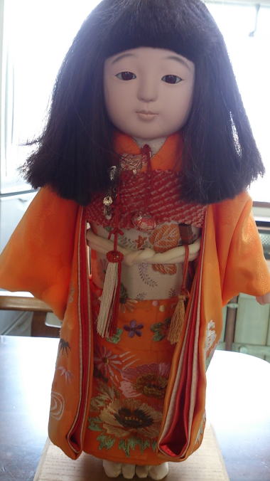 市松人形松子ちゃん３８ｃｍお直し | 和ビスクドール 着物ビスク