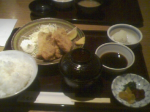 かき定食