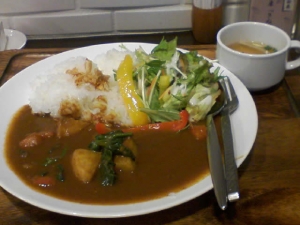 3種の春野菜カレー