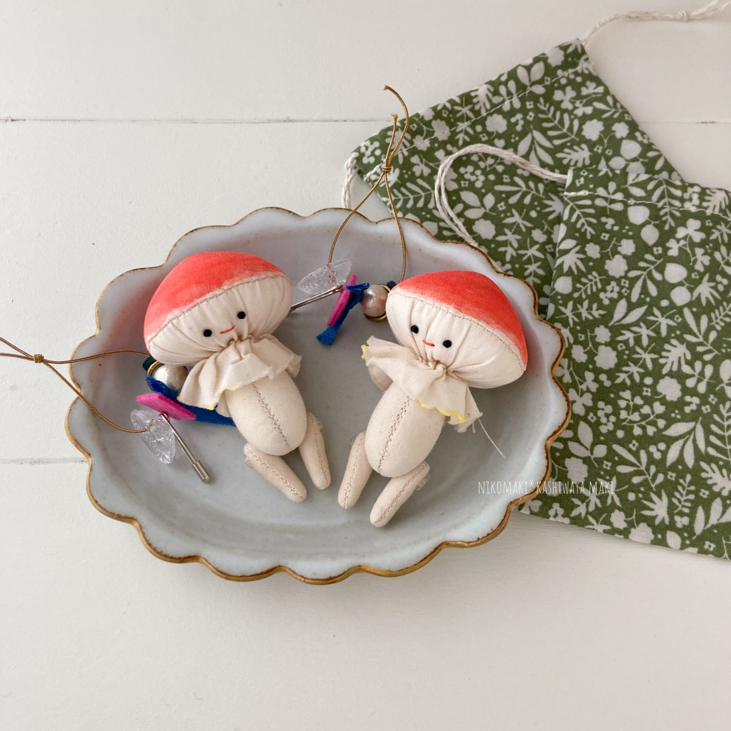 きのこのぬいぐるみ小サイズ🍄近日中にショッププレビュー開始