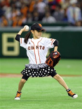 大橋のぞみちゃん いい腕の振り具合