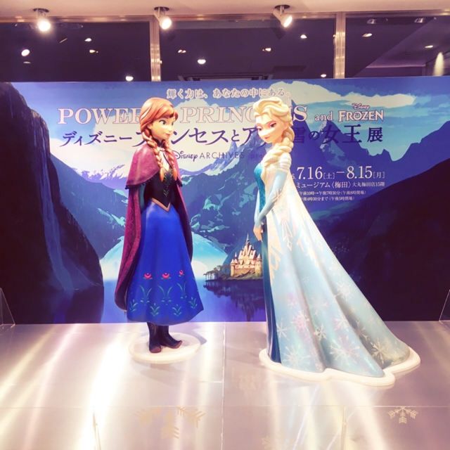 梅田大丸 アナと雪の女王 フォトブース