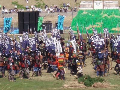 上杉祭りの鎧武者