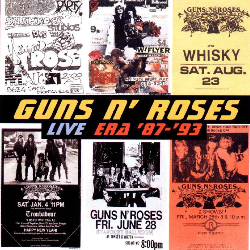 十一枚目、GUNS N' ROSESでLIVE ERA '87-'93。 | ざるそば一枚目