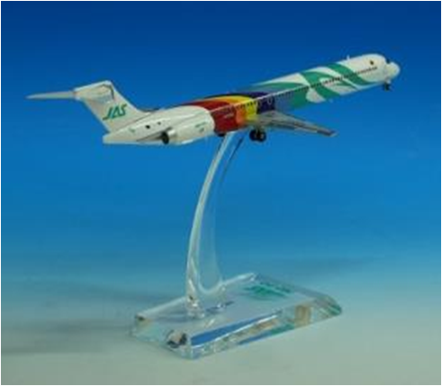JALUX hogan 1/200 日本エアシステム 【JAPAN AIRLINES