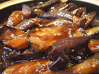 ナスのXO醤炒め