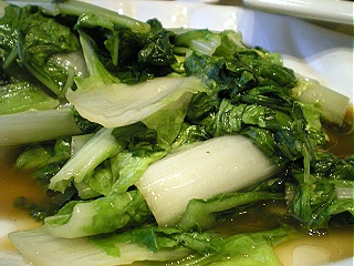 青梗菜の炒め物