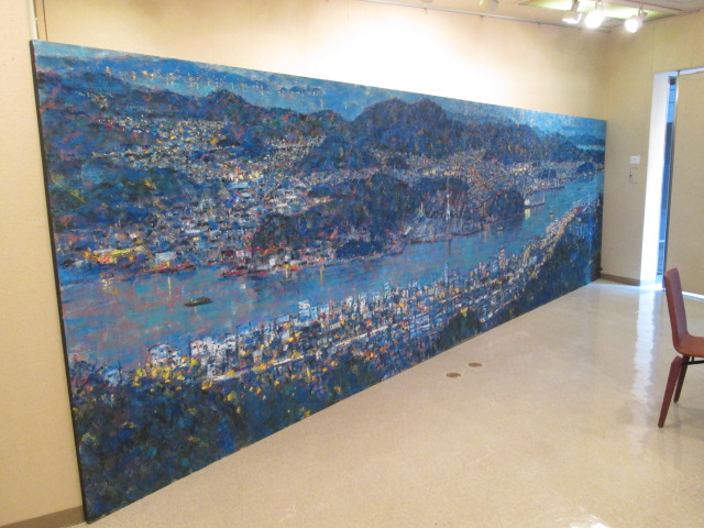 中西繁 豊洲・石川島播磨重工の風景画