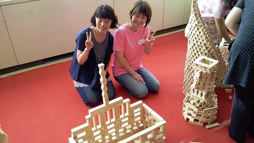 宮城県仙台市変わった珍しいイベント1催し物万個積み木でコミュニケーション
