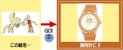 子供の絵でつくるオリジナルグッズ
