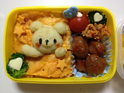 こんにちは、クマちゃんべんとう。