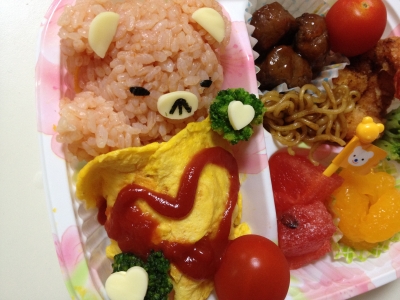 りらっくまのおむらいす。