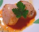 ホタテのうにソース