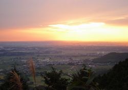 筑波山から