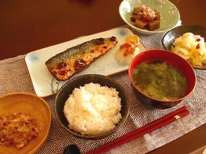 塩サバ定食