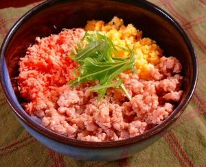 三色ご飯