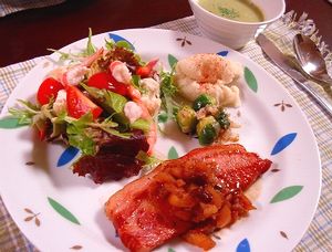 夕食