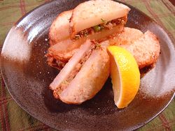 大根の肉はさみ揚げ