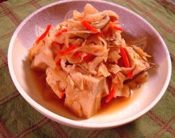 高野豆腐入り切干大根
