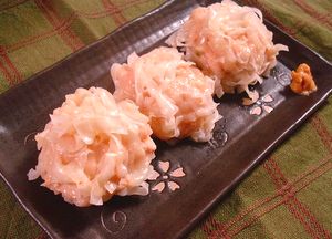 桃色豆腐シュウマイ