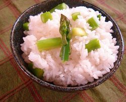 アスパラガスご飯