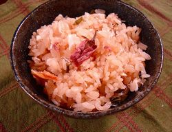 桜入り鯛飯