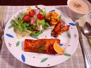 夕食