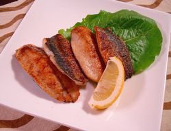 鯵のカレーナンプラー焼