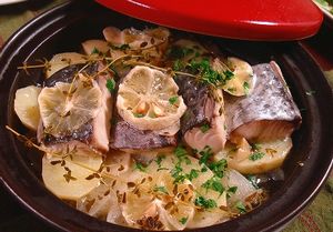 鰆のレモン煮